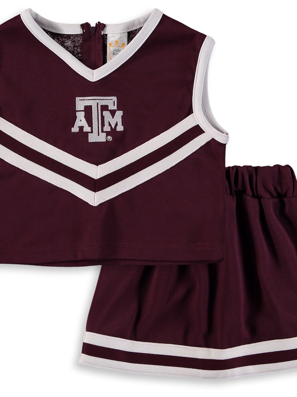 Little king Girls Toddler Maroon Texas A&M Aggies Two-Piece Cheer Set 3t